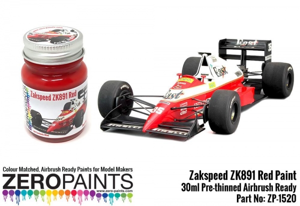 Zakspeed ZK891 Red Paint 30ml ZP-1520